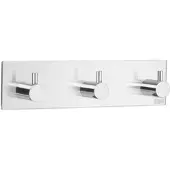 Beslagsboden Dreierhakenleiste selbstkleb. BK - B/H/T ca. 18,00x4,50x3,00