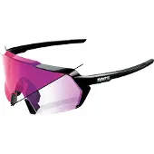 100% KORBIN Gloss Black - Purple Mirror Photochromic Lens