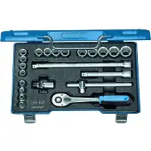 Gedore 30 HMU-10 Steckschlüssel-Satz 3/8" 22-teilig 6-kant 6-22 mm, 6235470