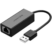 UGREEN externe Netzwerkkarte RJ45 - USB 2.0 100 Mbps Ethernet schwarz (CR110 20254)