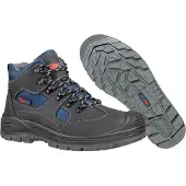 Footguard Sicherheitsschuhe Safe Mid S3 SRC Schwarz-Blau-47