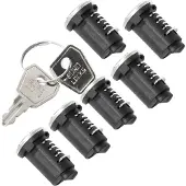 Atera Schlosssatz für Giro / Nova / Strada /Genio 6 Schlösser+2 Schlüssel 083011