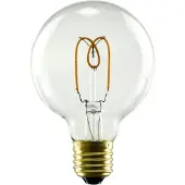 Segula LED Soft Globe 80 klar E27 3,2W 2200K dimmbar