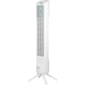 Ardes AR5T802 Oszillierender weißer Turm-Bodenventilator mit Zeitschaltuhr