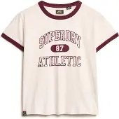 Superdry Athletic Ringer Kurzarm-t-shirt