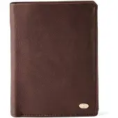 Esquire Leder Geldbörse Chicago Portrait Wallet Brown dunkelbraun