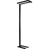 Alco LED-Stehleuchte 9080 Aluminium mit Metallfuß 80W schwarz