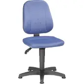 BIMOS Arbeitsdrehstuhl Unitec, Stoffpolster, Gleiter, Visa mittelblau