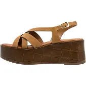 Tamaris Leder Sandalen mit Keilabsatz, Riemchen und Kompensationssohle