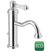 Sapho VIENNA Waschtischarmatur mit Ablaufgarnitur, ECO Ersatzkartusche, Chrom