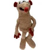 Magni Handpuppe Jan&Henry Henry rot/braun