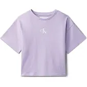 Calvin Klein Jeans T-Shirt LVCKSJA16G Violett Boxy Fit