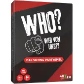 ANZEN WHO? WER VON Uns? - Das Voting Partyspiel | Kartenspiel | Wer würde eher Abstimmung | Findet heraus, was Ihr übereinander Denkt | 110 Karten für 3+ Spieler ab 16 Jahren und Erwachsene | Geschenk-Idee