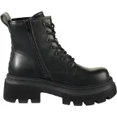 Buffalo Mave Lace UP Schnürstiefel Schwarz in Gr. 42