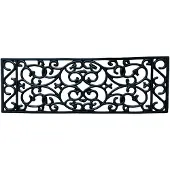 Jet-Line Stufenmatte Scala aus Gummi Wetterfest Rutschhemmend 25 x 75 cm 5er-Set