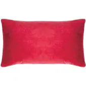 PAD Dekokissen "Elegance", rot (rot, unifarben), B:35cm H:2cm L:60cm, Polyester, Dekokissen_Sitzkissen_Kissenhüllen, Dekokissen, Design als Basic, aus Samt, elegante Optik