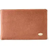 Esquire Leder Geldbörse Chicago Wallet Cognac braun