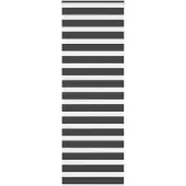 vidaXL Doppelrollo Schwarz 75x200 cm Stoffbreite 70,9 cm Polyester