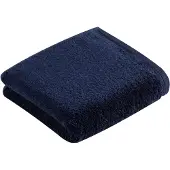 Vossen Handtücher Vegan Marine Blau (60 x 110 cm) (3er Set)