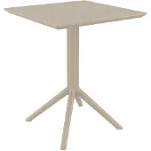 CLP Klapptisch Sky eckig - taupe