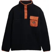 Superdry für Herren. M2014283A Fuji Fleece halber Reißverschluss (M), Lässig, Baumwolle, Marine