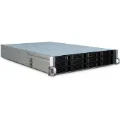 Inter-Tech IPC 2U-2412, Rack, Server, Schwarz, Silber, ATX, EATX, micro ATX, Mini-ITX, SSI EEB, Metall, 2U