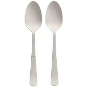 Papstar Esslöffel 96464, 19 cm, Kunststoff, Mehrweglöffel, weiß, 100 Stück