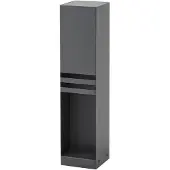 LUCANDE LED Wegeleuchte Oxido , schwarz, Edelstahl, Modern, LED Außenleuchte