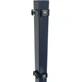 FA-Bausysteme Eckzaunpfosten Anthrazit Klemmplättchen Höhe: 1630 mm