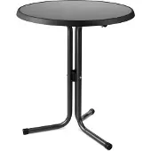 Beautissu Outdoor Stehtisch Emma, Ø60cm, 70 cm hoch, Anthrazit