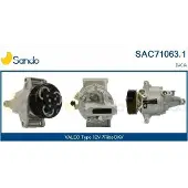 SANDO SAC71063.1 DKV Klimaanlage Klimakompressor für DACIA DUSTER SANDERO II Duster II LOGAN MCV II