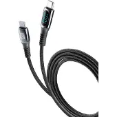 Cellularline Display Cable, 2 m, USB C, USB C, Schwarz