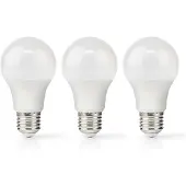 Nedis LED-Lampe E27 - A60 - 8.0 W - 806 lm - 2700 K - Warmweiss - Retro Style - Matte lampe - 3 Stück