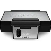 Krups Waffeleisen Iconic , Elegantes Waffeleisen für dicke und leckere Gourmet-Waffeln, 1 Waffeleisen