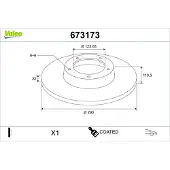 Valeo Bremsscheibe Vorne für IVECO DAILY III Pritsche/Fahrgestell 290mm 673173