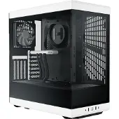 HYTE Y40, Midi Tower, PC, Schwarz, Weiß, ATX, ITX, micro ATX, 18,3 cm, 42,2 cm