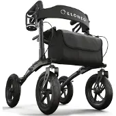 Aktiv shop GmbH Outdoor Rollator mit Luftbereifung 1 St