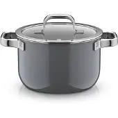WMF Fusiontec Mineral Pro, Kochtopf mit Deckel, 20 cm, Platinum 3201114118 4000530760135