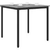 vidaXL Esstische 80 x 80 x 75 cm Holzwerkstoff Sonoma-Grau Quadratisch