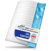 AM Qualitätsmatratzen Gel Topper RG50 Made in Germany 180x220cm