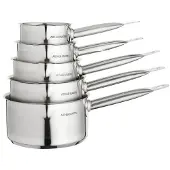 Arthur Martin 4719, Kochset, Edelstahl, Edelstahl, 12 cm, 14 cm, 16 cm