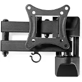 Nedis TVWM1510BK Vollbewegliche-TV-Wandhalterung 13-27 Zoll bis 15 kg kippbar