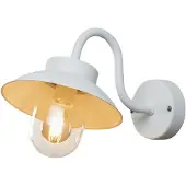 Konstsmide Vega Mini Wandleuchte weiss mit E27 Sockel