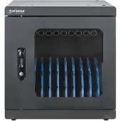 Manhattan 180924, Schrank zur Verwaltung tragbarer Geräte, Schwarz, Wand, 40 cm, 2,9 cm, 28,2 cm