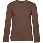 B&C Damen Bio Sweater Inspire Crew Neck Sweatshirt WW32B mocha M