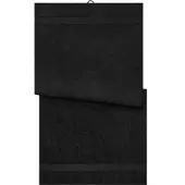 Myrtle beach Bio Badetuch MB443 black 70 x 140 cm