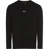 BOSS Longsleeve aus Stretch-Baumwolle mit Logo-Print Grösse M