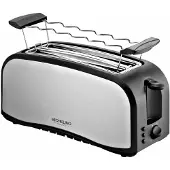 Michelino 4 Scheiben Toaster satinierter Edelstahl