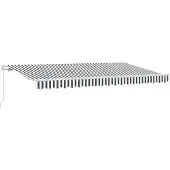 vidaXL Ausziehbare Markise Anthrazit 400 x 200 cm Stoff