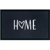 NYVI Fußmatte Writing - 45x75 cm Rechteckig - Home Anthrazit